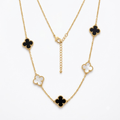 FOUR LEAF CLOVER LUXE NECKLACE [LOCKET 0.70]