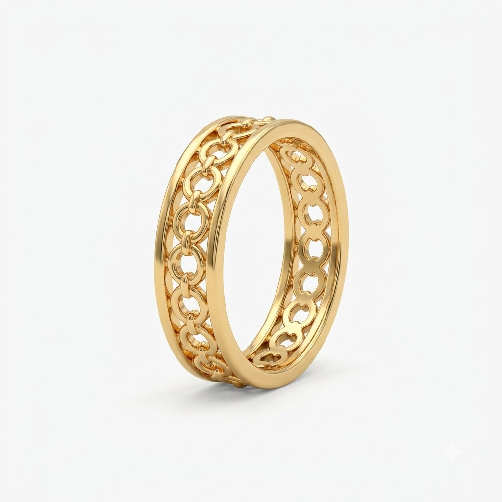 CLASSIC GOLD HALO RING [RINGS 0.65]