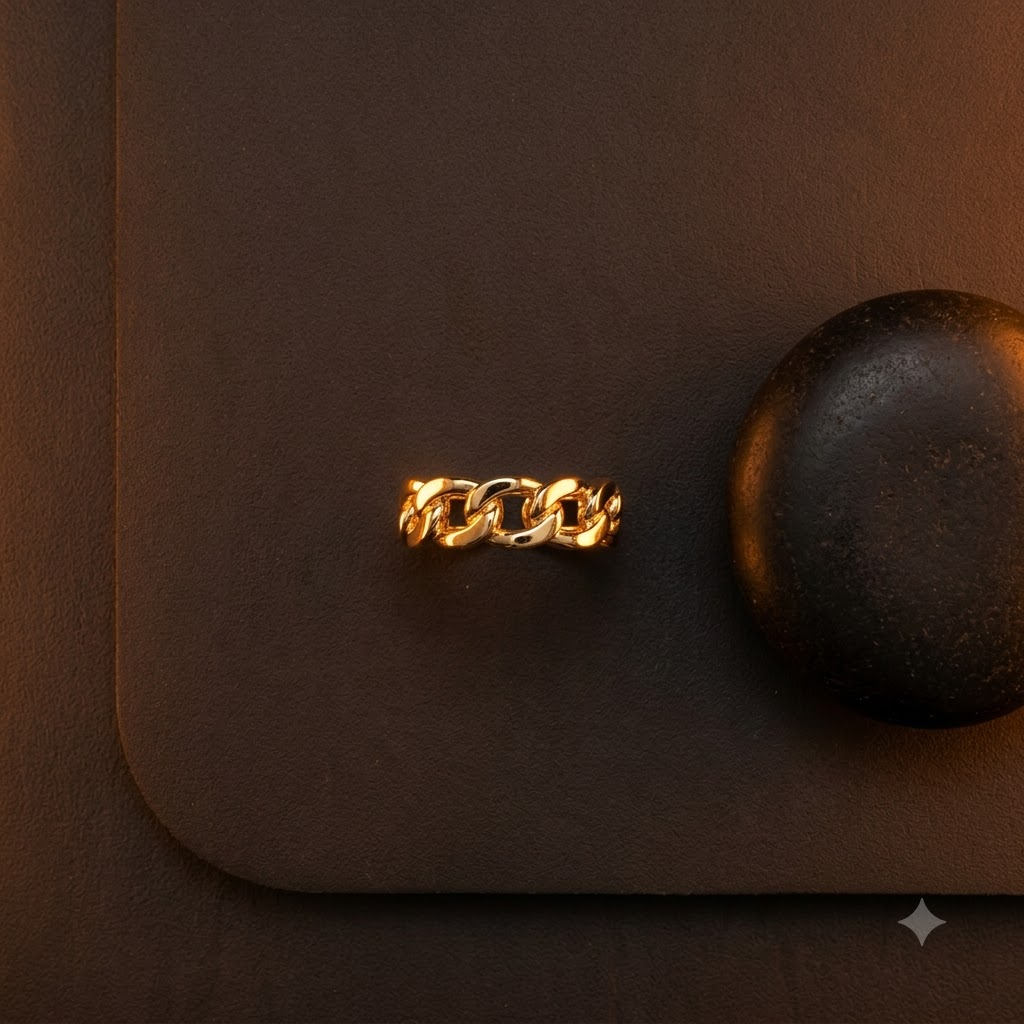 MODERN CHAIN LINK RING [3129 A1]