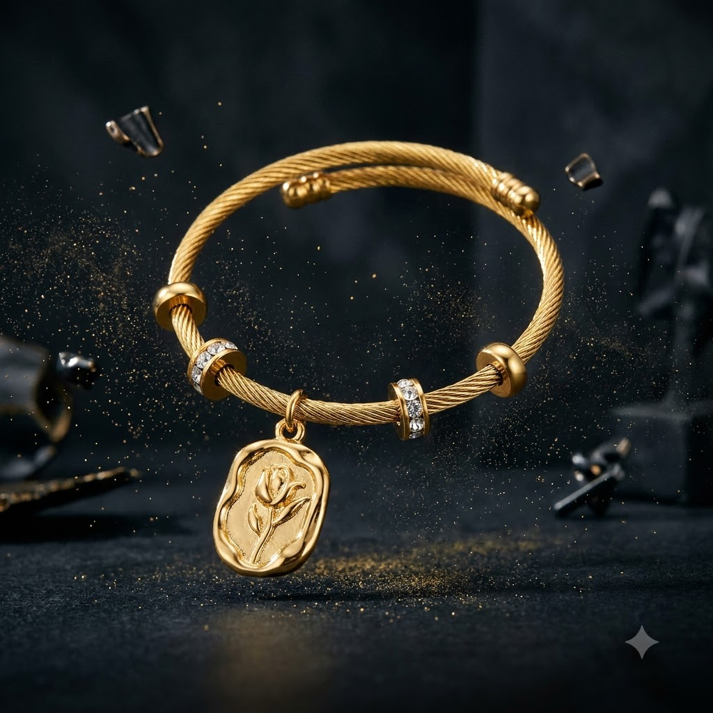 ELYSIAN GOLD CHARM BRACELET [KADA B 1.55]
