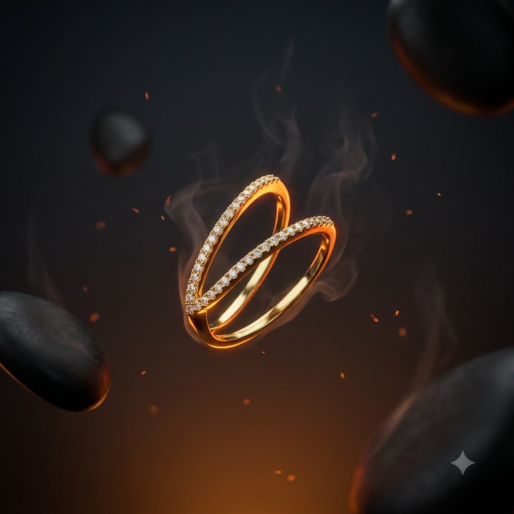 AURORA CRYSTAL TWIST RING [RING 31011 AT 2]